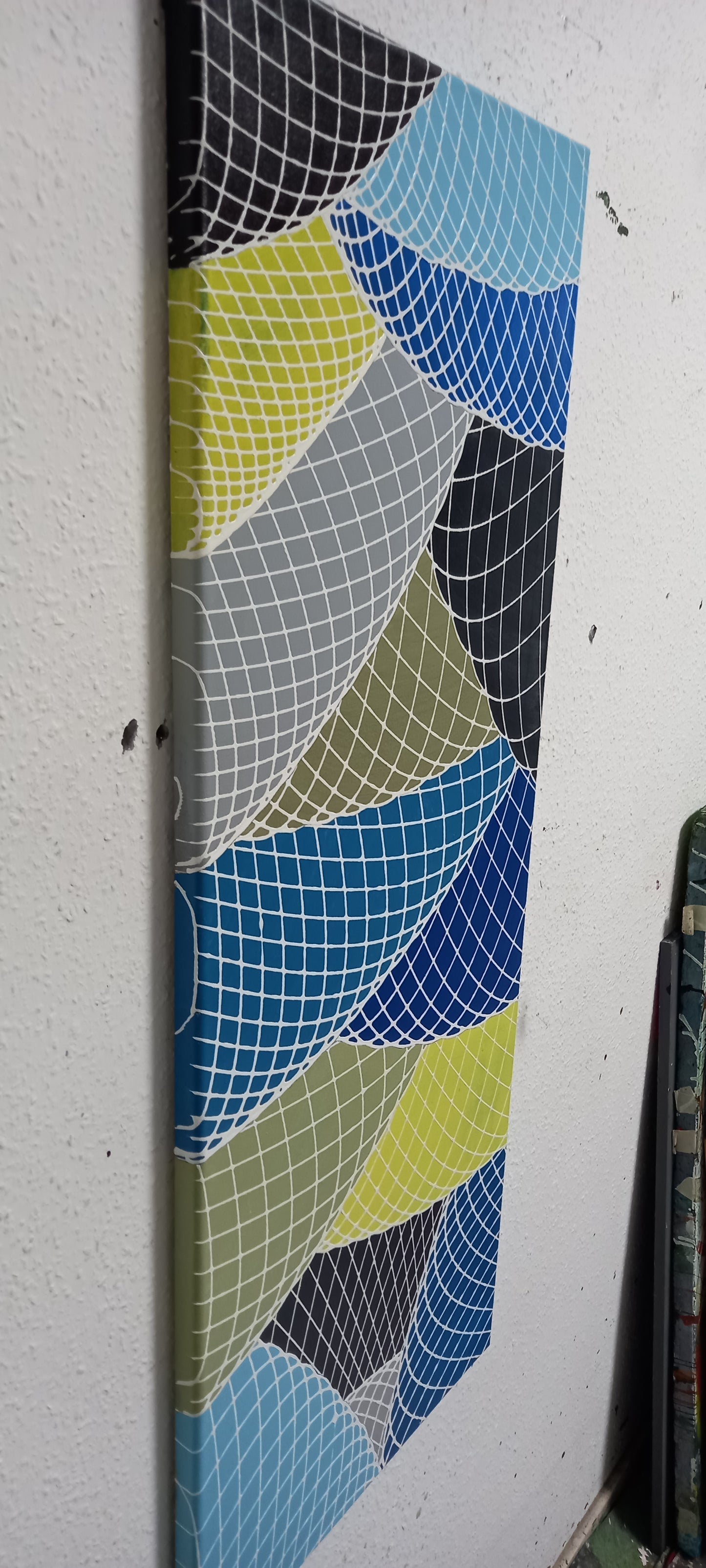 "Staples Nr.9" multi layered Pendulum Painting